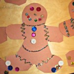 Gingerbread Man Christmas Craft For Kids