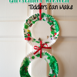 SIMPLE TODDLER CHRISTMAS WREATH