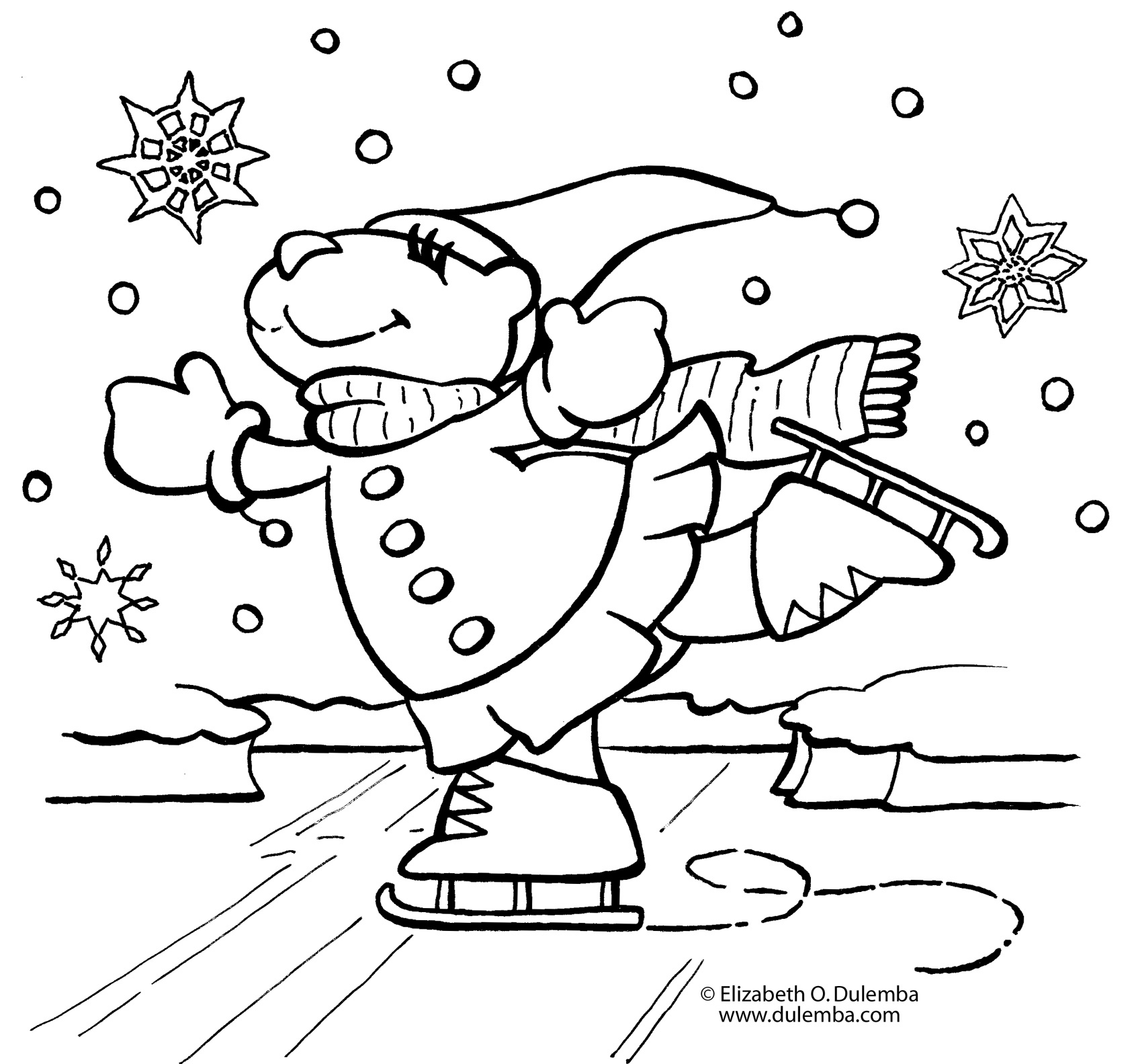 Winter Season Coloring Pages Crafts And Worksheets For Preschool 