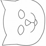 cat mask coloring page (3)