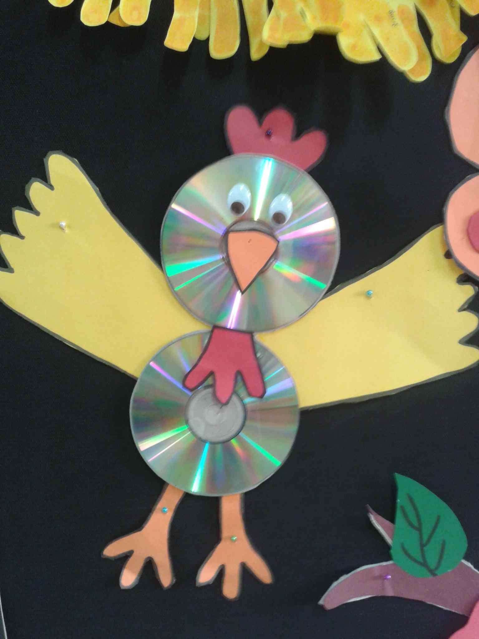 bird craft cd idea crafts kindergarten preschool preschoolplanet
