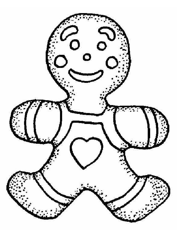 Gingerbread coloring pages | Crafts and Worksheets for Preschool