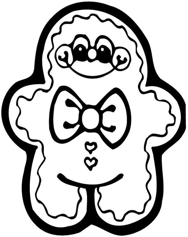 Gingerbread coloring pages | Crafts and Worksheets for Preschool