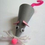 cone shaped mouse crafts