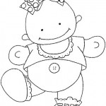 cute_baby_girl_walking_coloring_pages