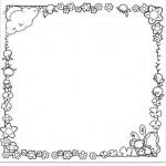 frame coloring page for kids