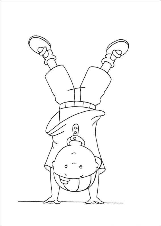 caillou coloring pages character - photo #3