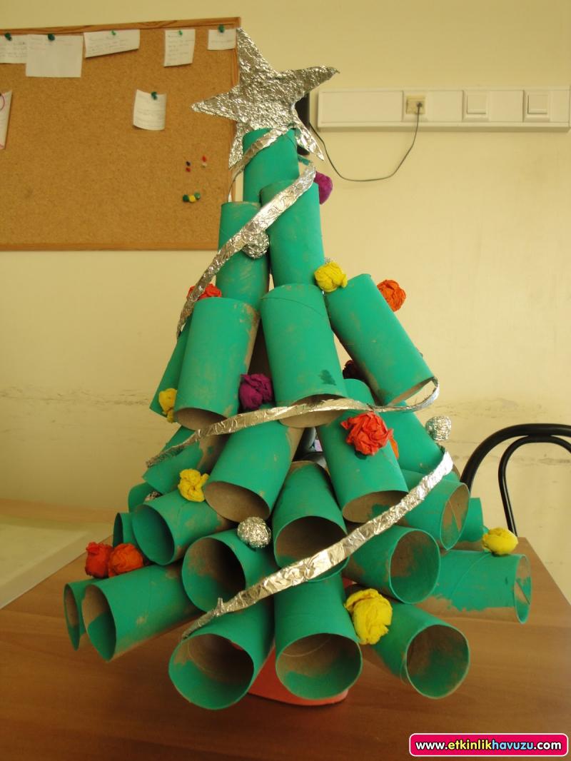 christmas craft tree crafts preschool kindergarten lots project