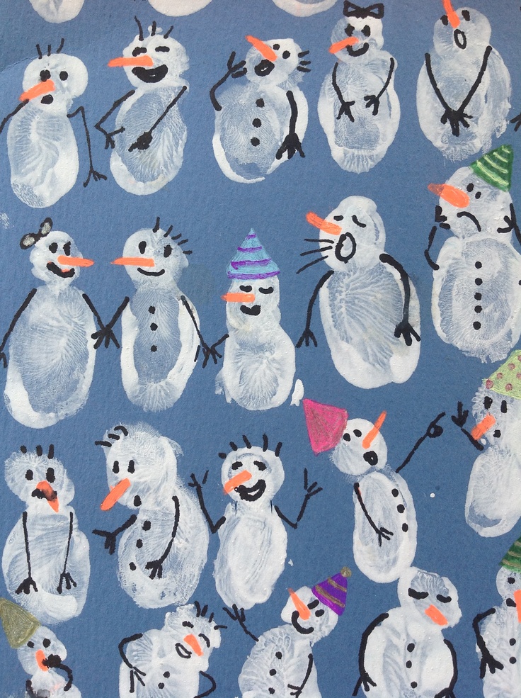 snowman hand crafts comment preschool winter