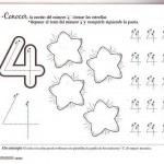 number four 4 coloring and tracing worksheets  (26)