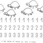 number three coloring and tracing worksheets (31)