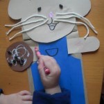 paper bag mouse craft