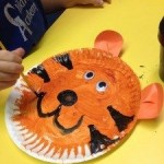 paper plate tigers