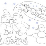preschool winter season coloring page (2)