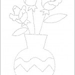 preschool_flower_dot_to_dot_activity_page_ worksheets