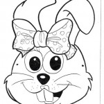 rabbit mask coloring page (1)