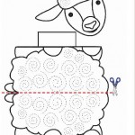 stand up sheep coloring