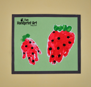 Handprint-Strawberry-Craft-for-Kids