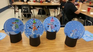 Snowman snow globes