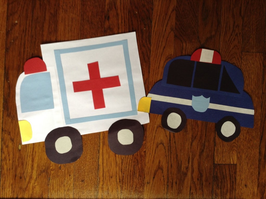 Community Helper car craft Crafts and Worksheets for Preschool