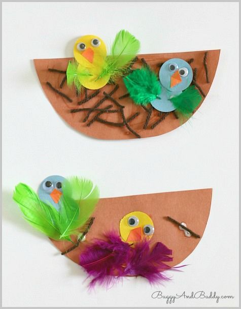Bird craft idea for kids | Crafts and Worksheets for Preschool,Toddler