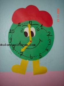 clock craft for kids