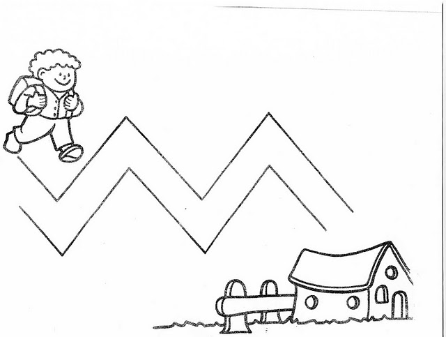 Diagonal prewriting activities and worksheets | Crafts and Worksheets