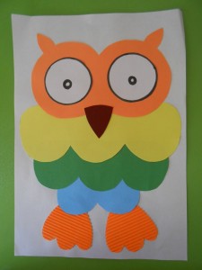 free paper owl craft