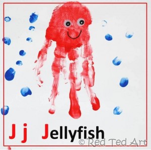 handprint Jellyfish craft