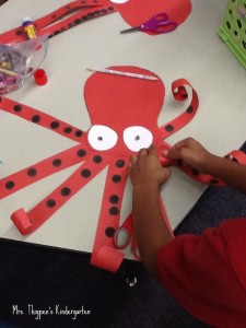 paper octopus craft for kids