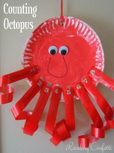 paper plate octopus craft