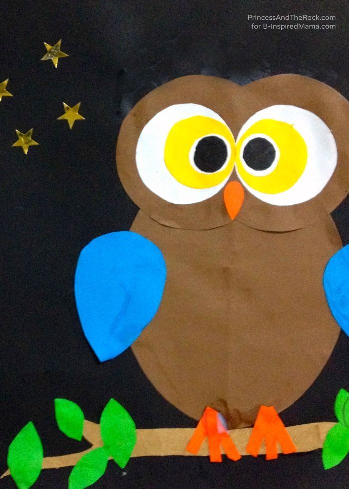 owl craft paper crafts shapes shape fall preschoolers easy diy preschool kindergarten birds projects arts idea fun toddler ly inspired