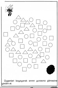 triangle maze worksheet