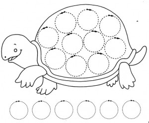 turtle trace worksheet