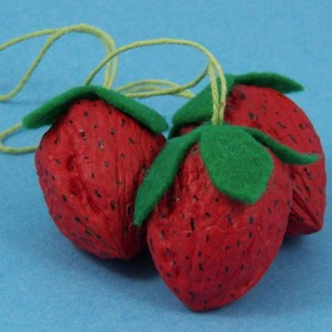 walnuts strawberry craft