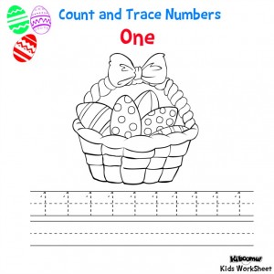 Count-and-Trace-Number-1-Easter-worksheet-for-Kids
