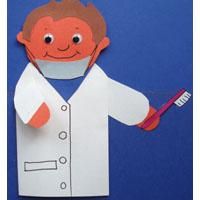 Healthy Teeth dentist puppet and crafts