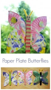 Paper Plate Butterfly Craft idea for kids