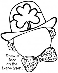 St. Patty's Day coloring sheet