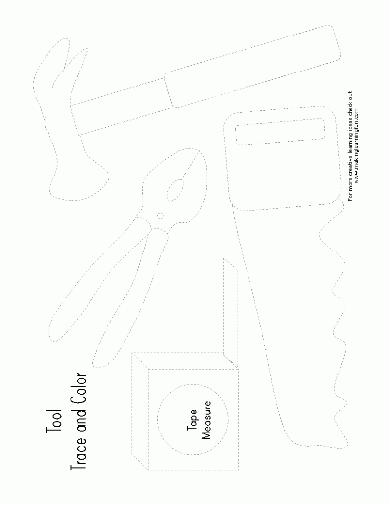 Community helper trace worksheet for kids | Crafts and Worksheets for