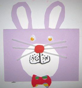 easter bunny card craft 4