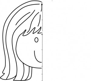 face  Symmetry Activity Coloring Pages