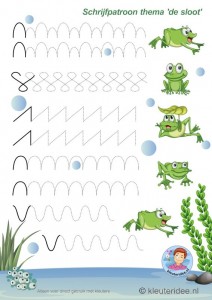 frog  trace worksheet