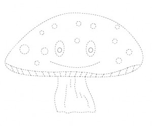 mushroom trace worksheet