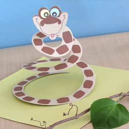 snake craft idea for kids
