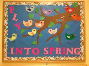 spring bulletin board craft