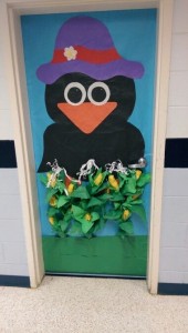 Crow and Corn Classroom Door Decoration