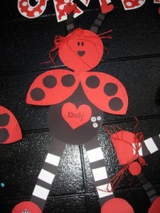 Valentine's Day ladybug craft idea