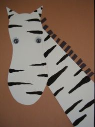 Zoo - zebra craft