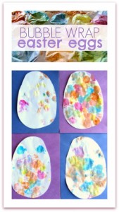 bubble wrap easter egg craft
